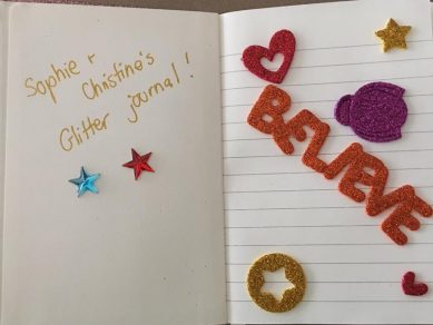 Glitter Journal Sophie Berude