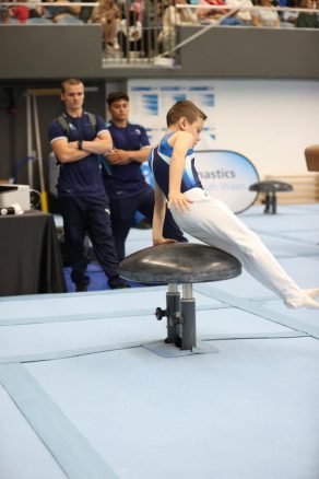 Andy Berude gymnastics pommel