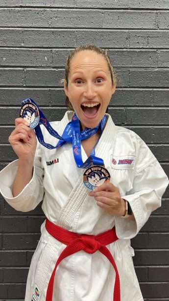 Christine Tylee 2023 karate championships