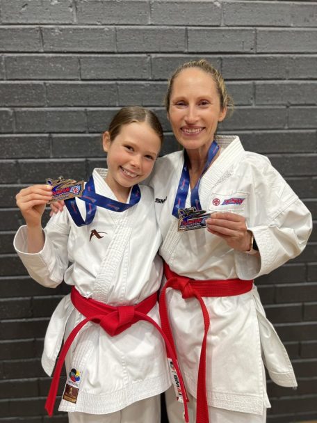 Sophie Berude and Christine Tylee Karate Championships